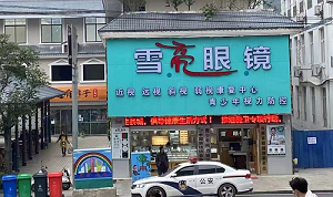 南京吴良材眼镜溧阳店的企业标志